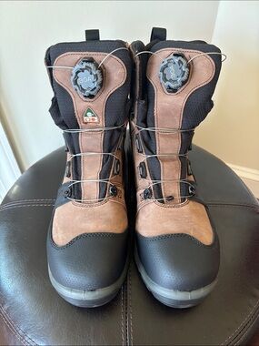 Red Wing Shoes 3531 Brown and Black Work Boots with BOA Lacing 11.5 D